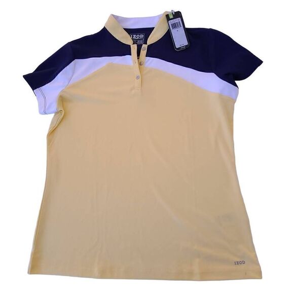 Izod Womens Golf Short Sleeved Polo Shirt NWT Size M - Picture 1 of 11